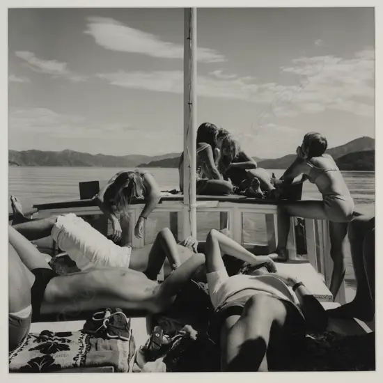 Ans Westra (1936-2023) - Students at Curious, Cove Queen Charlotte Sound,